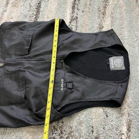 Ororo Heated Vest Womens Size Large Black Full Zip Sleeveless With Battery - Picture 8 of 8